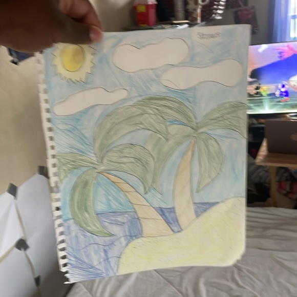 Summer Island Landscape Art Drawing - Picture 6 of 17